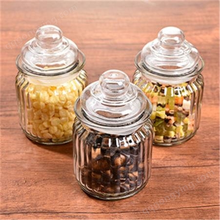 玻璃密封罐坚果罐子 玻璃茶叶罐 高硼硅玻璃储物罐 优良选材 欢迎