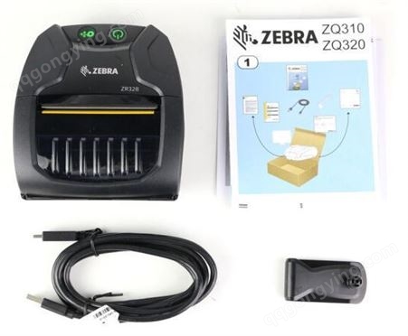 热敏不干胶条码机斑马便携式打印机ZEBRA ZR318 ZR328