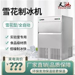 供应奶茶店制冰机 商用100公斤制冰机 天驰方形冰块制冰机