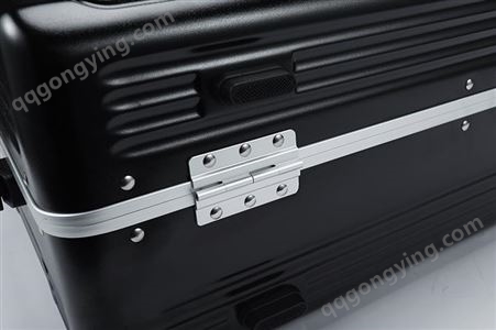 联好 28寸多功能旅行箱 黑色铝框PC拉杆箱 旅行收纳箱行李箱生产