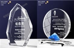 电信公司年度奖牌制作 广州水晶奖牌厂家 广州移动公司奖杯