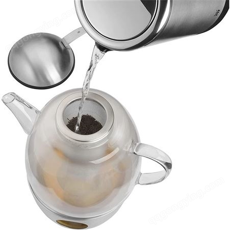 WMF 德国福腾宝SmarTea 玻璃茶壶茶具带加温底座烛台蜡烛保温