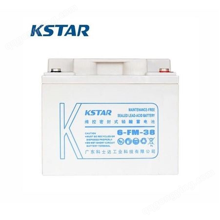 科士达KSTAR 12V-38AH 科士达蓄电池 6-FM-38铅酸蓄电池 UPS电源蓄电池