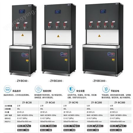 大容量饮水机 ZY-BC60 智能净水器 商用 办公饮水机