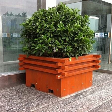木花盆 玻璃钢花箱 奥博 指导安装 景观花槽立体种植箱