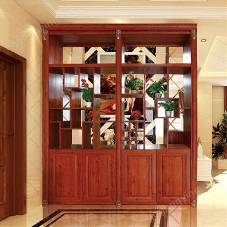 新中式风格全铝酒柜 餐边柜 百和美定制铝合金家装红酒玻璃柜