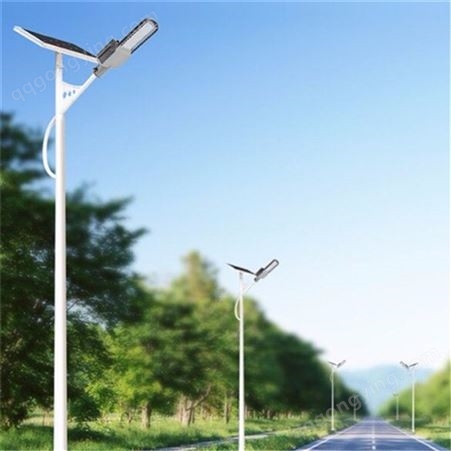 太阳能路灯6米/8米/10米新农村建设路灯防水室外高亮大功率LED路灯