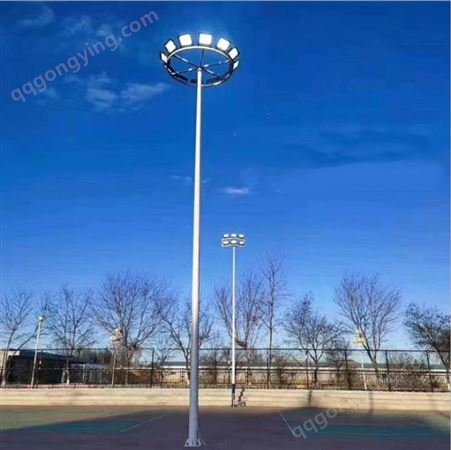 高杆灯厂家广场球场灯25米自动升降式中杆灯满天星形LED高杆路灯