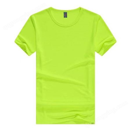 兰州纯色文化衫广告衫团体服订制印字印图学校活动服订制
