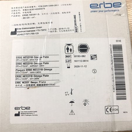 erbe一次性板说明20193-082 爱尔博负极板插座
