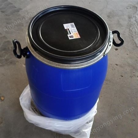 优质塑料密封桶 60升广口法兰桶 危化品pe桶庆诺制造