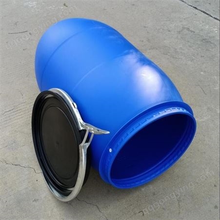 庆诺125升包箍塑料桶 125升化工塑料桶 125L法兰塑料桶批发价格