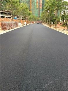 深圳人行道彩色沥青施工 透水沥青施工 透水混凝土施工