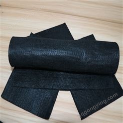 聚丙烯腈针刺棉 机械设备保温防护用 黑色耐高温针刺棉