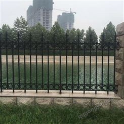 广州普罗盾厂家直发 铸铁防护栏 学校铁艺围墙 可定制锌钢小区栅栏