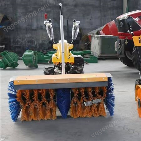 可拆卸滚刷扫雪机 公路清理扫雪机 物业手推扫雪机 出售供应