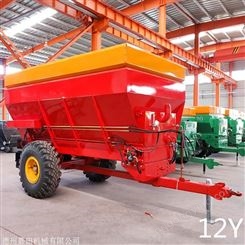 有机肥撒肥机 拖拉机牵引式撒肥机 四轮带大容量农家肥撒粪机