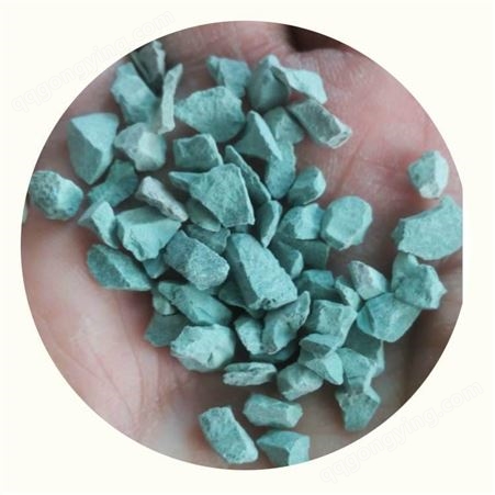 成本价销售 沸石滤料 沸石颗粒 绿沸石 确保质量 宁博矿业3-5cm