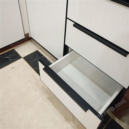 铝唯全铝橱柜 铝合金整体厨柜 厨房吊柜壁橱定制
