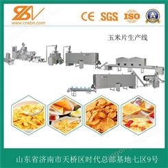 双螺杆休闲玉米片设备生产厂家 山东赛百诺 早餐谷物生产设备