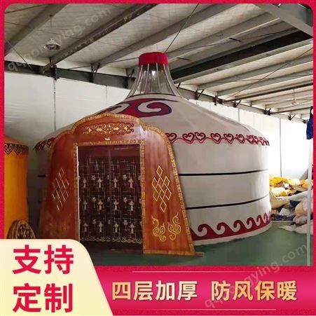大型防腐木蒙古包量大 钢架餐饮民宿支持 户外帐篷