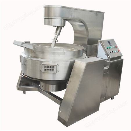 焙烤馅料全自动搅拌炒锅 炒方便面酱料设备定制 奥森机械