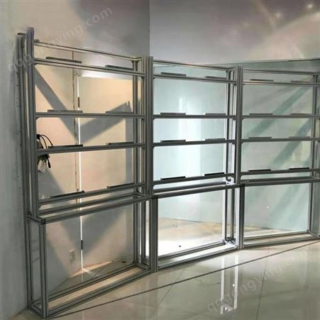 拼接屏落地支架、铝型材 安装展厅 2x2 3x3 4x4