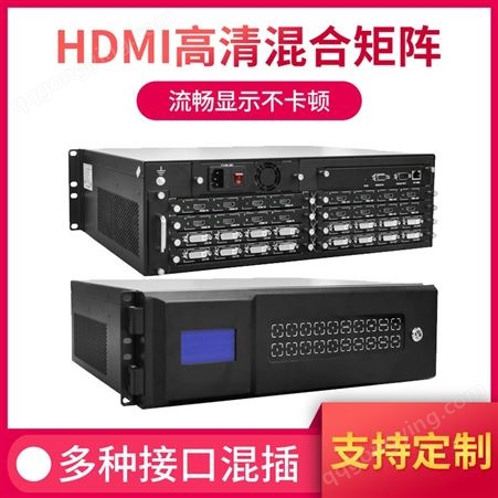 高清数字拼接切屏分配处理器视频混合4K网络监控HDMI处理矩阵
