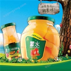 蒙水水果罐头 什锦罐头 黄桃罐头_生产销售基地
