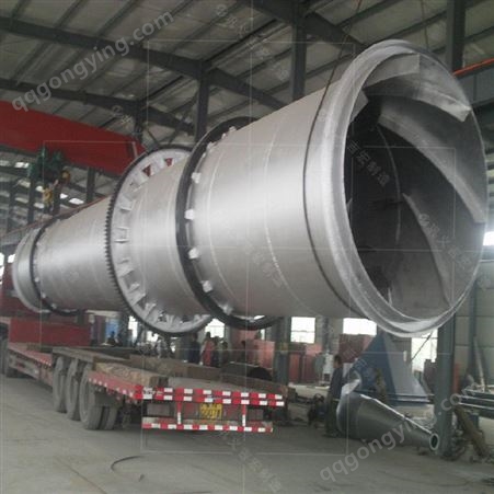 大型石英砂烘干机 滚筒式煤泥干燥设备 4-6吨烘砂机运转平稳可靠