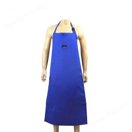 安百利ABL-V05围裙冷冻食品加工防液氮飞溅围裙定做低温防护围裙