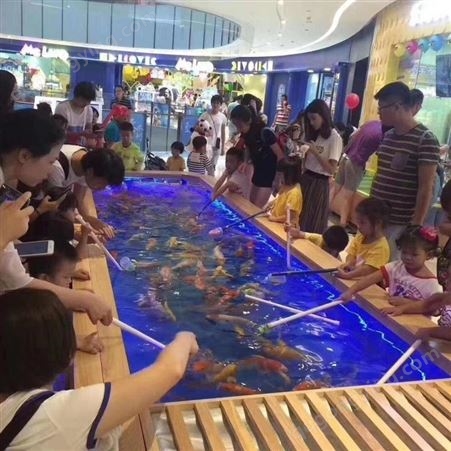 欣娱游乐 儿童喂鱼鱼池 玻璃钢透明鱼池 喂奶鱼池