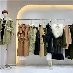 卓雅Jorya 女装批发 四季款混批时尚风衣拿货 品牌女装尾货货源