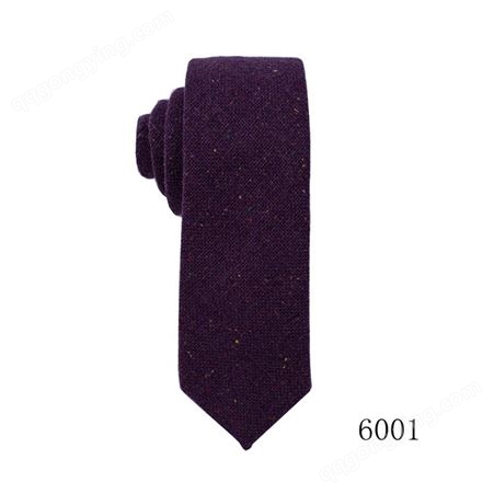 TONIVANI-516羊毛领带 秋冬素色男士商务 办公室西装领带