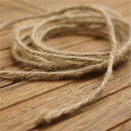 长期供应 装饰吊牌绳 手工黄麻绳 手工编织绳