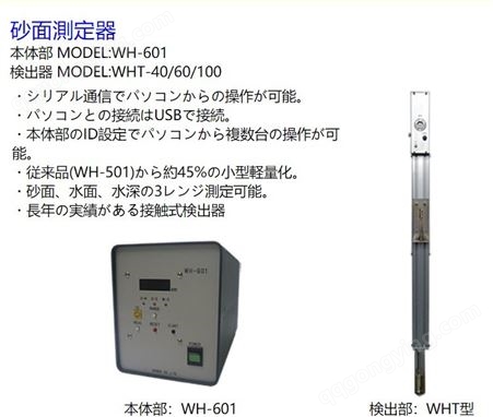 日本KENEK砂面测量仪WH-601