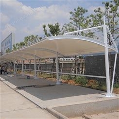 膜结构停车棚 自行车棚  膜布阳光棚 北京膜棚制作厂家