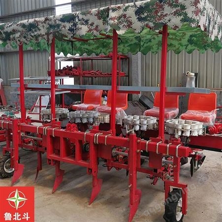 蔬菜番茄苗移栽机 雪豹农业机械 牵引式移栽器 2ZBX-4A