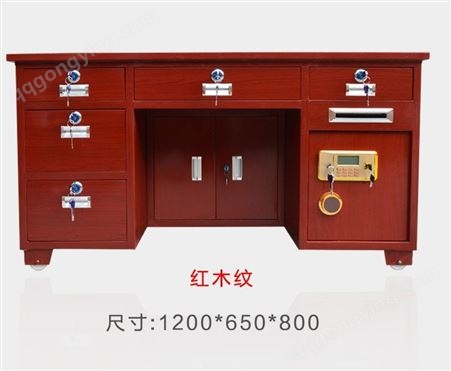 上海办公家具 保险桌收银财务桌家用保险柜一体桌大型防盗办公用老板桌JY-SZ-014