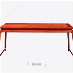 书房红木家具搭配 缅甸花梨办公桌椅款式
