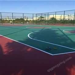 硅pu球场材料 室外硅pu篮球场 永兴 室外蓝球场地面材料 可定制