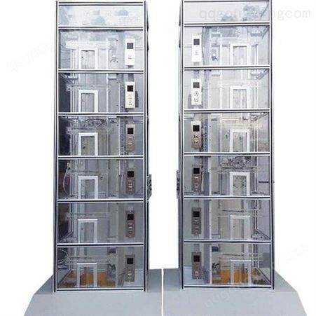 FCDT-1型四层透明仿真教学电梯模型 电梯模型 透明电梯实训模型 透明电梯仿真模型