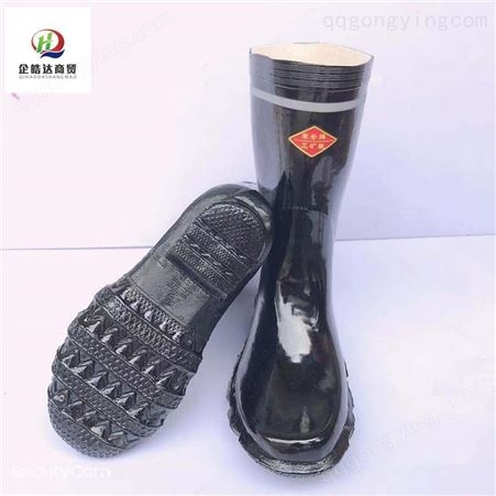 荣安劳保工地雨鞋男士女士雨靴高筒酸碱化工靴厂家批发