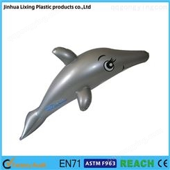 厂家专业订做供应PVC充气海豚、PVC充气坐骑、充气玩具