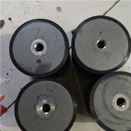 厂家定制金属包橡胶件橡胶减震螺栓 五金包胶件橡胶轴承包胶轮